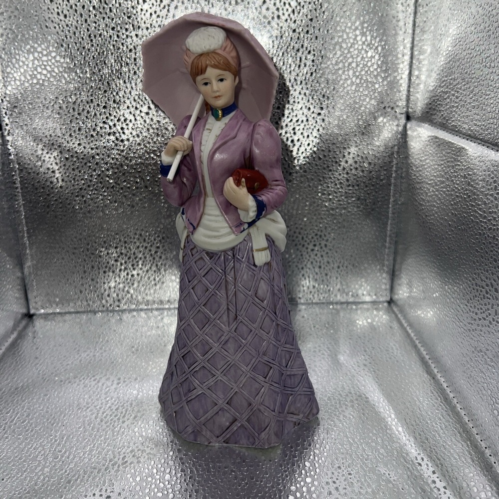 Rare Home Interior "Miss‎ Violet" Figurine Porcelain 14502-98